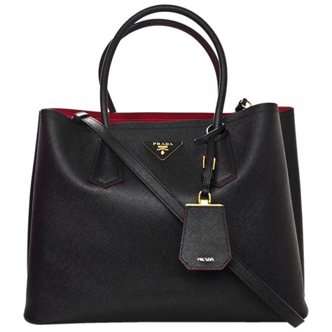 black red prada bag|prada saffiano red bag.